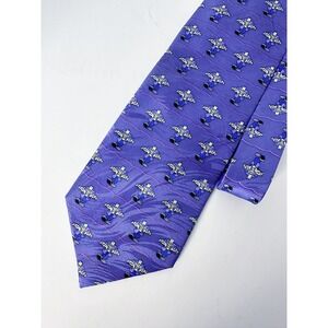 Keith Daniels Frankenstein Halloween Neck Tie Silk 60" Purple